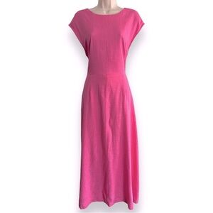 Whyte Valentyne Pink Tie Back Midi Size 10 US